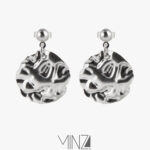 " Luminous Circlet " Silver Earrings