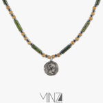 " Caesar " Silver Necklace