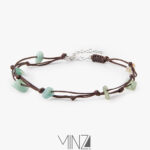 " Hippie " Silver Anklet