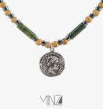 " Caesar " Silver Necklace