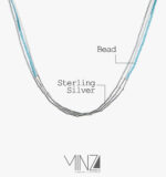 " Thetis " Silver Necklace