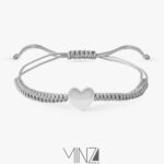 ” Heart ” Silver Bracelet