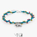 " Ganesh " Silver Anklet