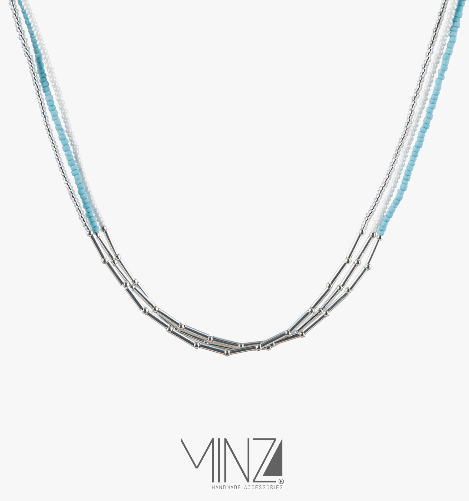 " Thetis " Silver Necklace