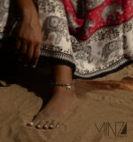 " Ganesh " Silver Anklet