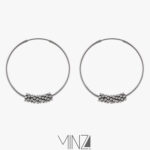 " Gypsophila " Silver Earrings