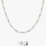 " Silver Beach " Silver Necklace