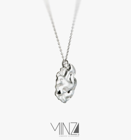 ” Luminous Circlet ” Silver necklace