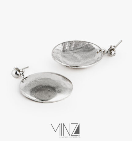 " Mirror " Silver Earrings