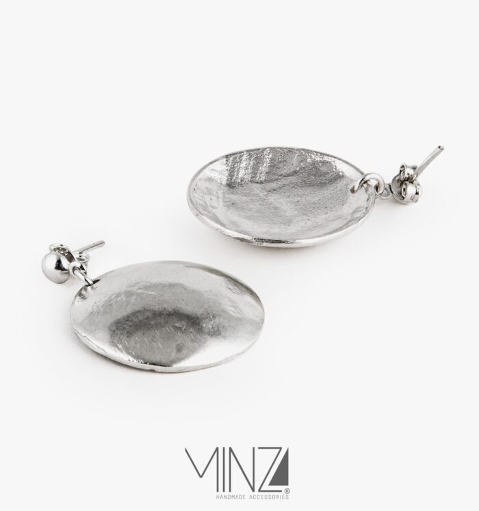 " Mirror " Silver Earrings