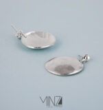 " Mirror " Silver Earrings