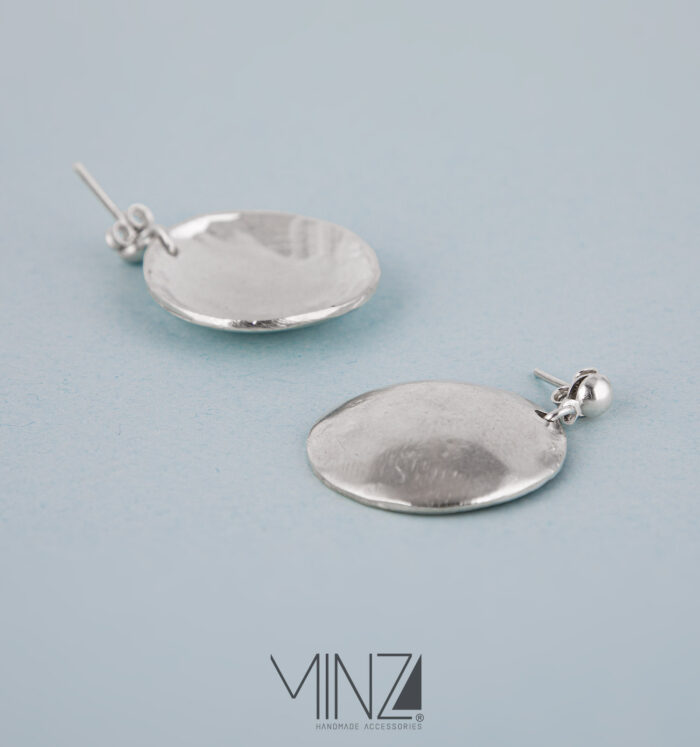 " Mirror " Silver Earrings