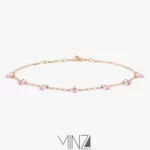 " Hanami " Gold Anklet