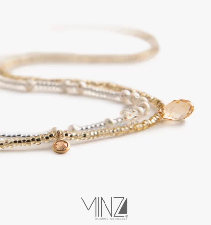 " Sun Shine " Gold Necklace