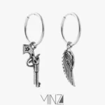 "Western" Silver Earrings