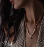 “Lava” Gold Necklace