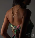 “Africa” Gold Necklace