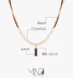 “Lava” Gold Necklace