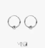 “Orbit” Silver Earrings