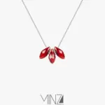 “Three Tears” Silver Necklace