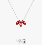 “Three Tears” Silver Necklace