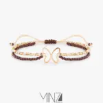 “Granola Butterfly” Gold Bracelet