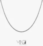 “Textural” Silver Necklace