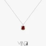 “Wine” Silver Necklace