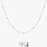 “Ball” Silver Necklace