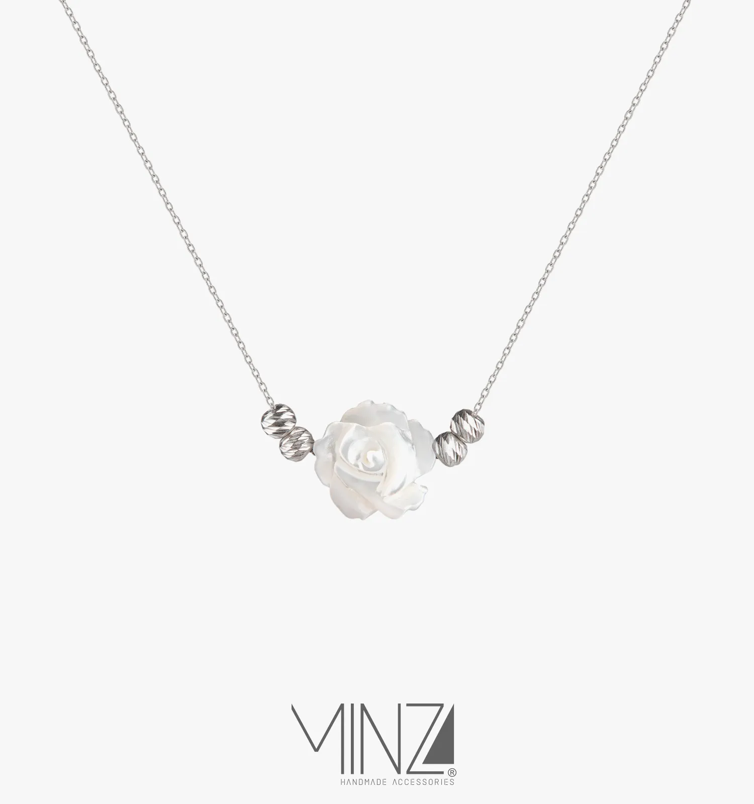 “Rosa” Silver Necklace “Rosa” Silver Necklace