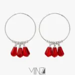 “Chele Night” Silver Earrings
