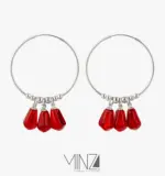 “Chele Night” Silver Earrings