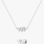 “Wheat” Silver Necklace