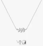 “Wheat” Silver Necklace