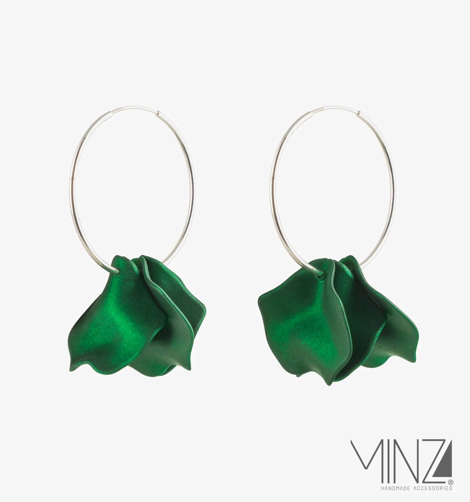 “Emerald” Silver Earrings “Emerald” Silver Earrings