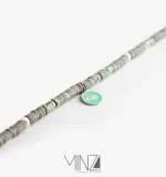 “Green Eyes” Silver Necklace