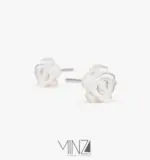 “Rosa” Silver Earrings