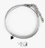 “Triangle” Silver Anklet