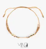 “Square Stone” Gold Bracelet