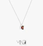 “Wine” Silver Necklace