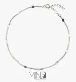 “Cartier Sequins” Silver Anklet