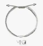 “Ice Mini Heart” Silver Bracelet