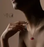 “Three Tears” Silver Necklace