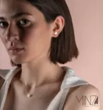 “Rosa” Silver Earrings