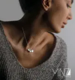 “Nefertiti” Silver Necklace