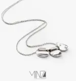 “Nefertiti” Silver Necklace