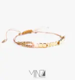 “Square Stone” Gold Bracelet