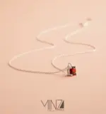 “Wine” Silver Necklace