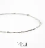 “Cartier Sequins” Silver Anklet