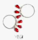 “Chele Night” Silver Earrings